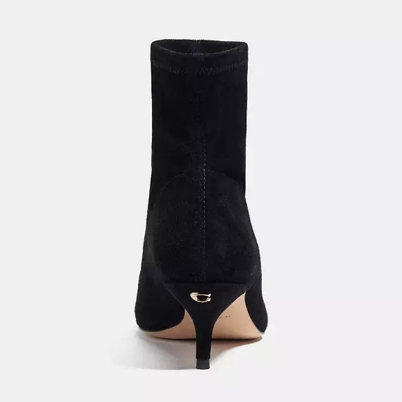 COACH Jade Suede Ankle Boots - Picture 2 of 9